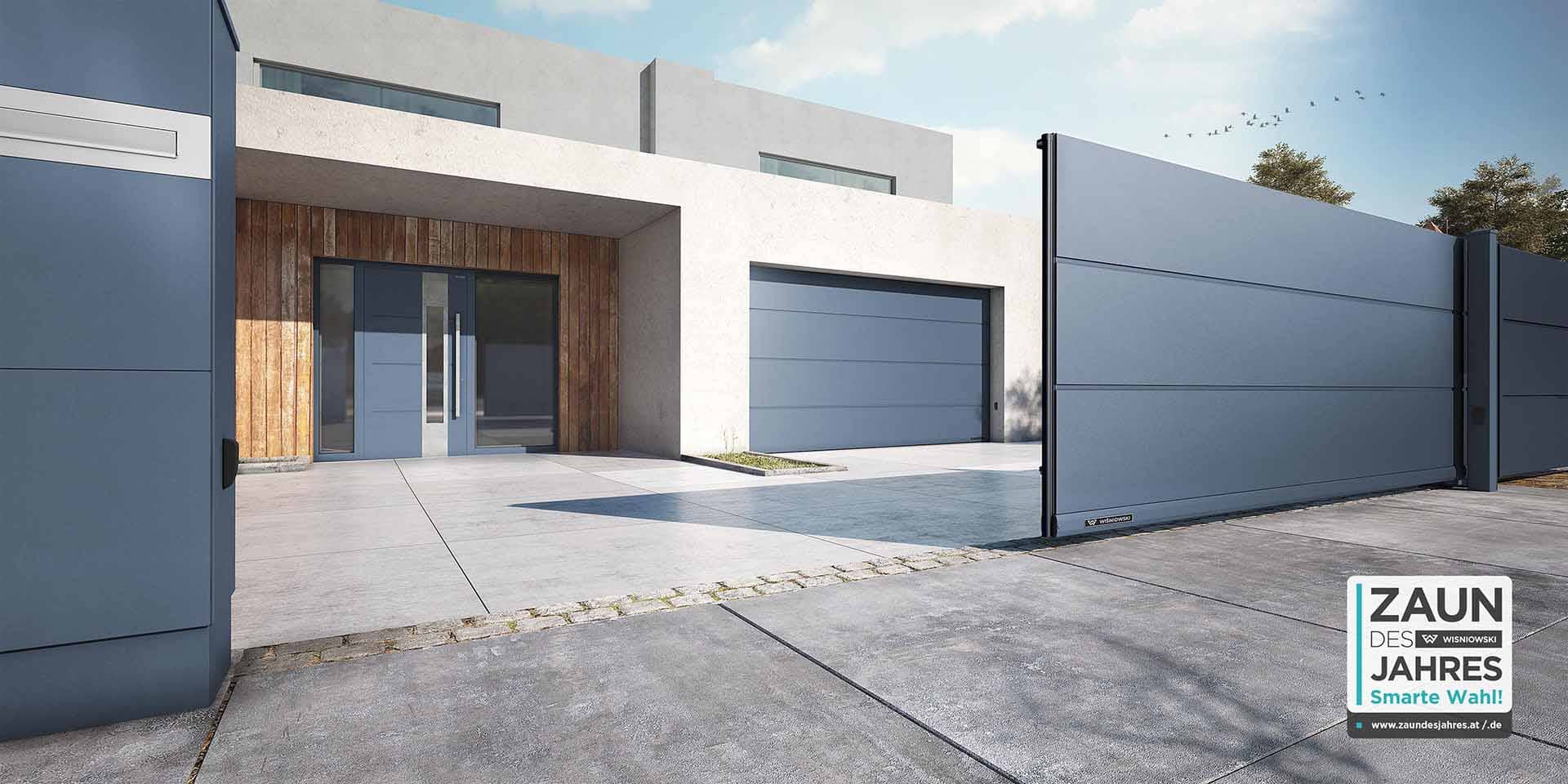 Zaun des Jahres 0004 WISNIOWSKI HI true blue