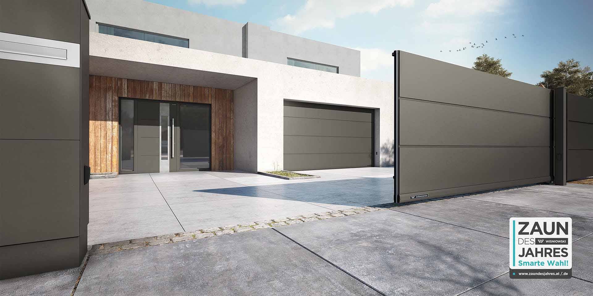 Zaun des Jahres WISNIOWSKI HI quartz grey