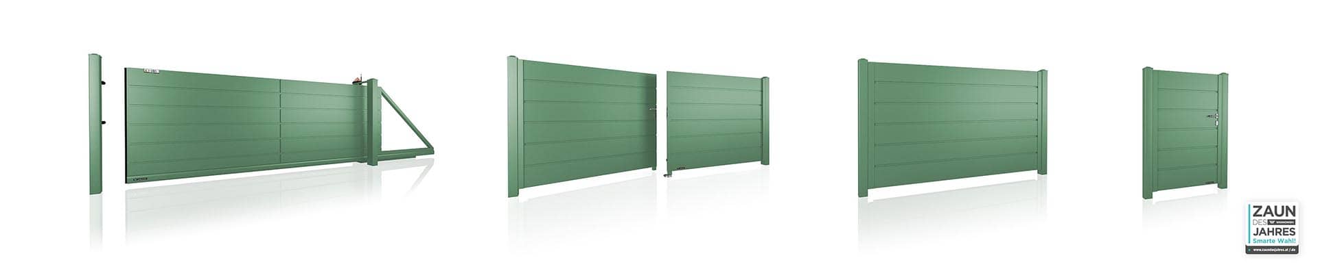 Zaunelemente Paneel 250mm FERN GREEN