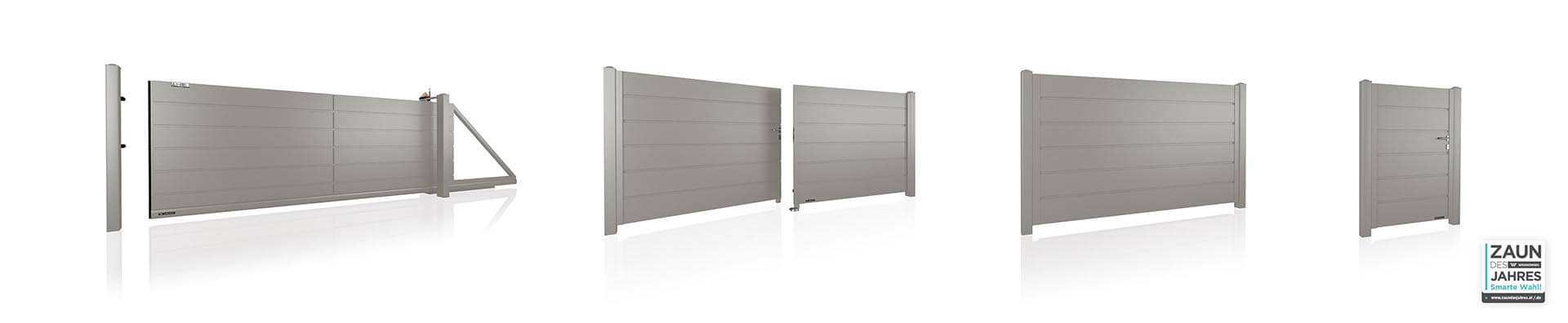 Zaunelemente Paneel 250mm COMFORT GREY